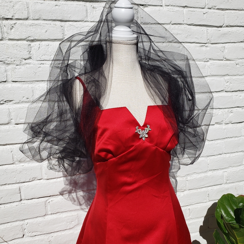 ❤ Red Satin Formal Gown❤ NWT